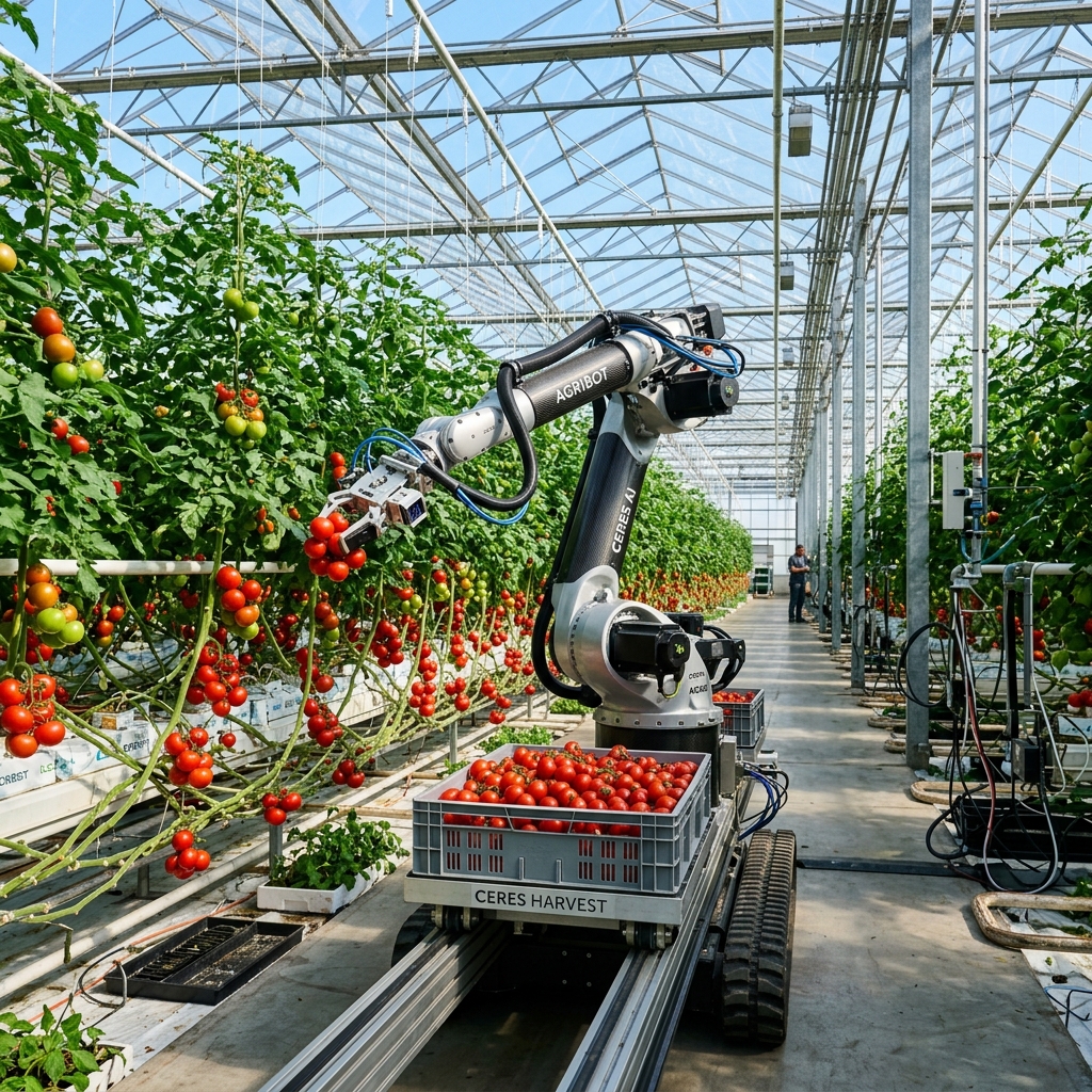 Robotik Domates Hasadı